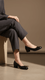 Black Court Shoes For Women WN7509