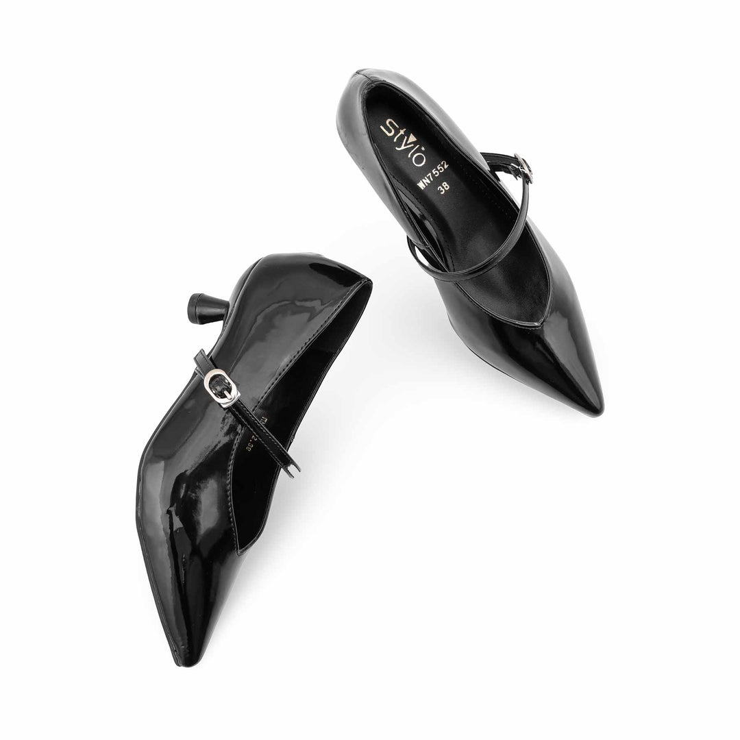 Black Court Shoes For Women WN7552