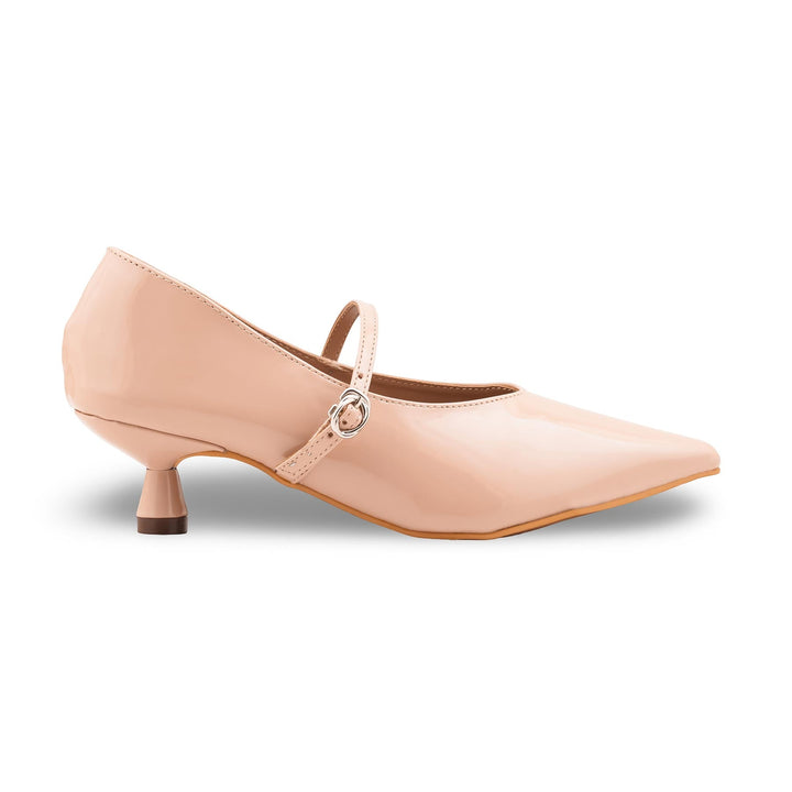 Beige Court Shoes For Ladies WN7552