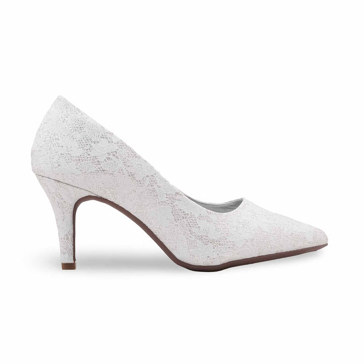 Silver Court Shoes For Women WN7579