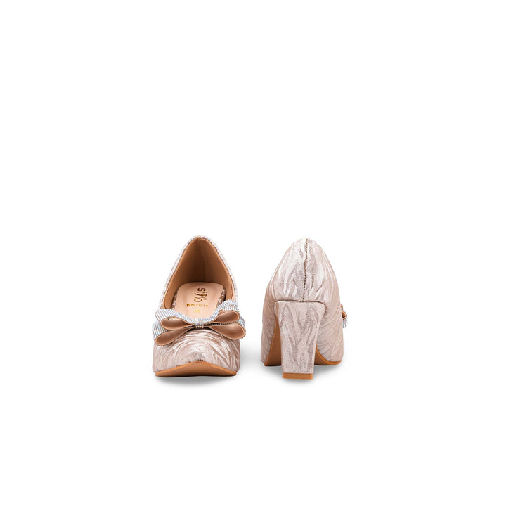 Golden Court Shoes For Ladies WN7611