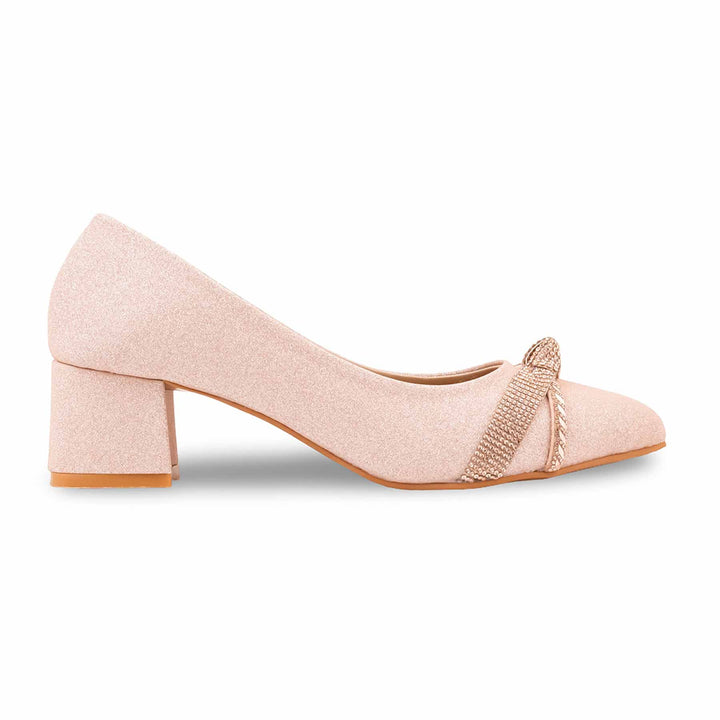 Peach Court Shoes For Ladies WN7625