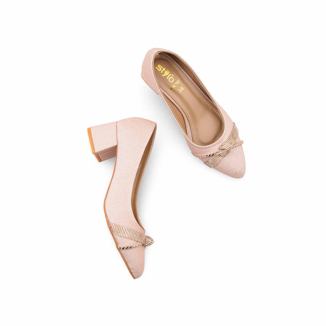 Peach Court Shoes For Ladies WN7625