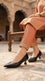 Black Court Shoes For Ladies WN7628