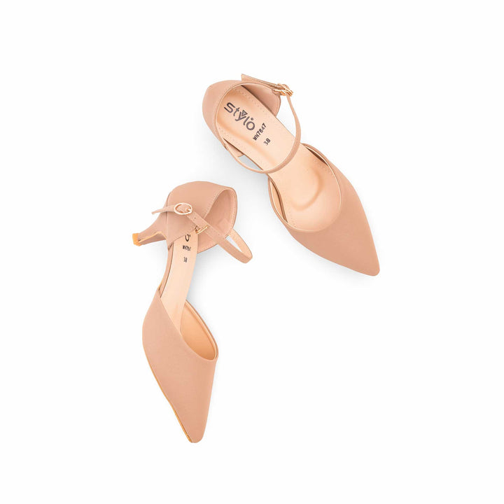 Beige Court Shoes For Ladies WN7647