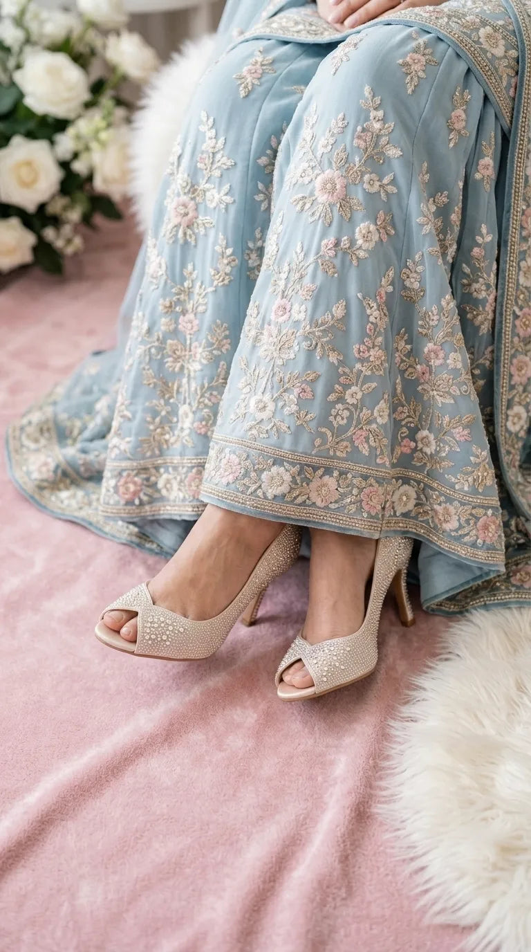 Beige Court Shoes For Women WN7712