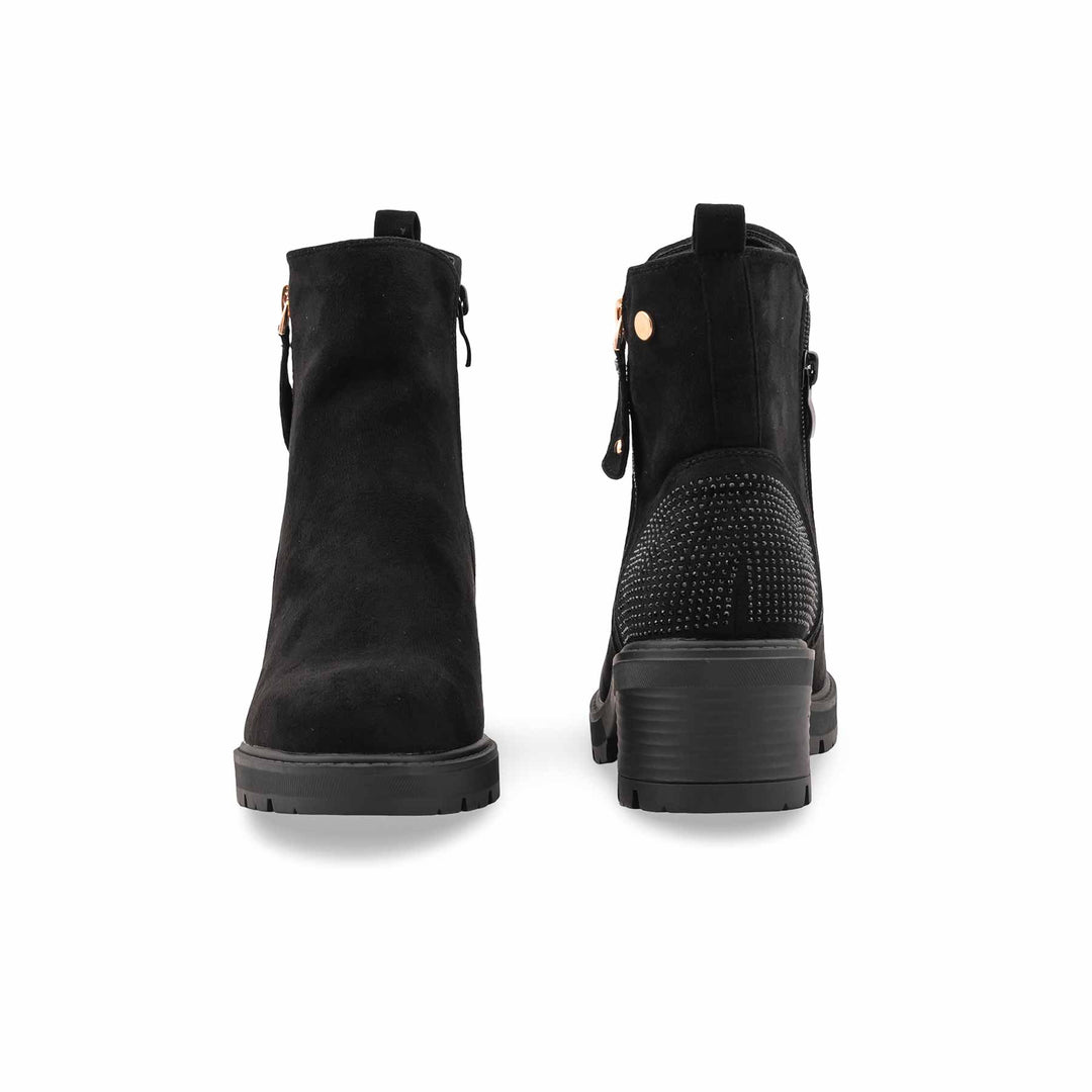 Black Long Shoes For Women WN9022