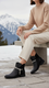 Black Long Shoes For Women WN9023