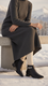 Black Long Shoes For Ladies WN9024
