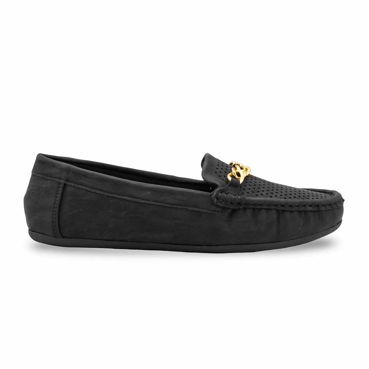 Black Moccasin For Women WNS012