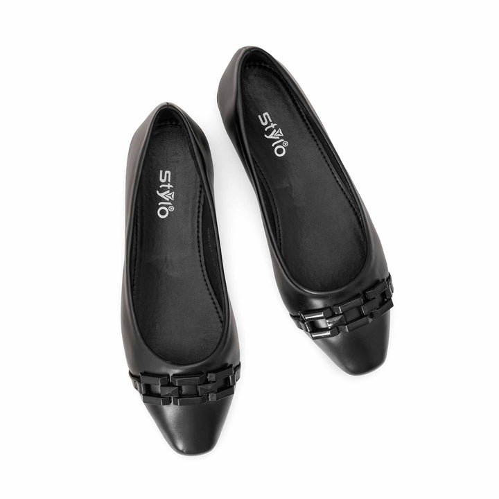 Black Women Court Shoes WNS015