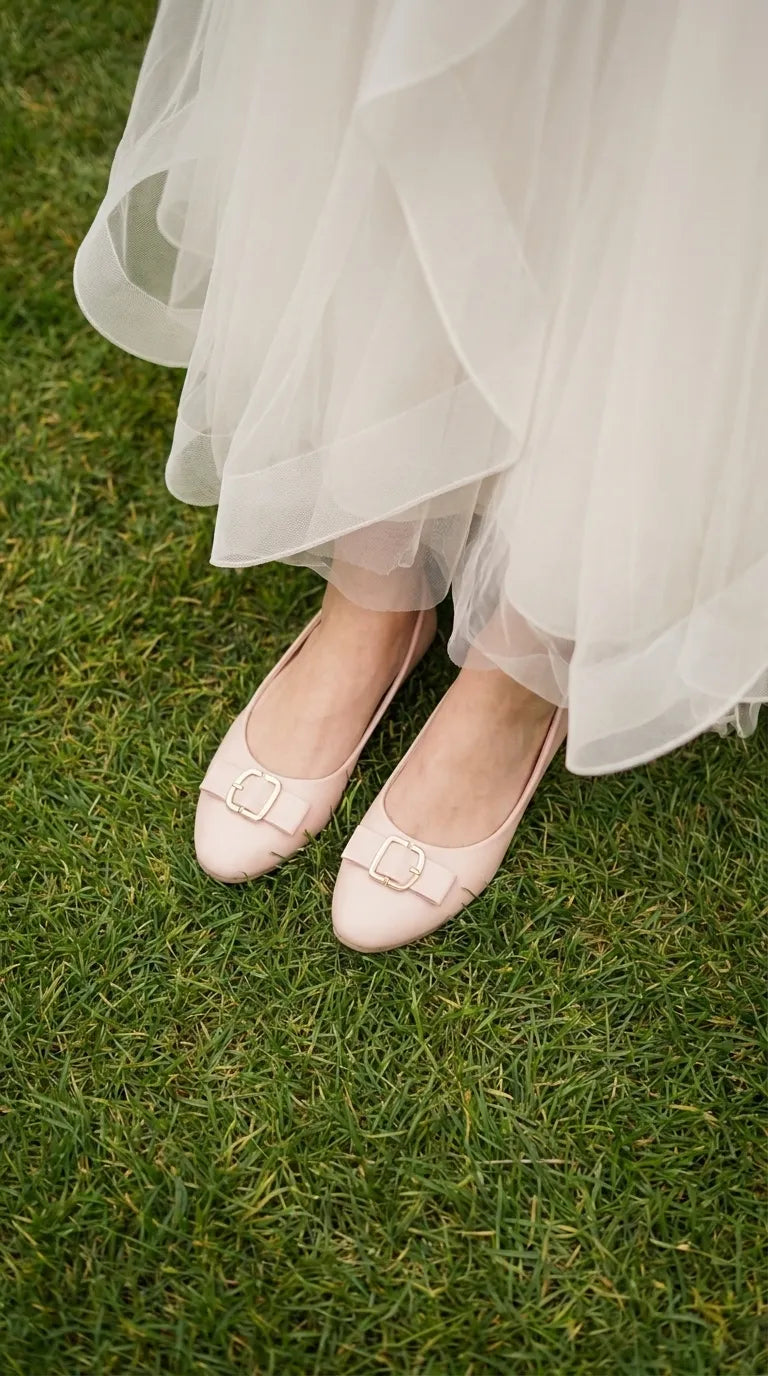 Pink Casual Pumps For Ladies WS0009