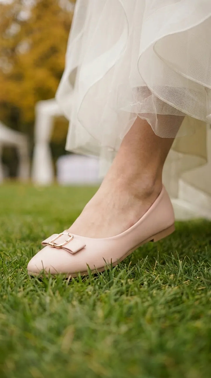 Pink Casual Pumps For Ladies WS0009