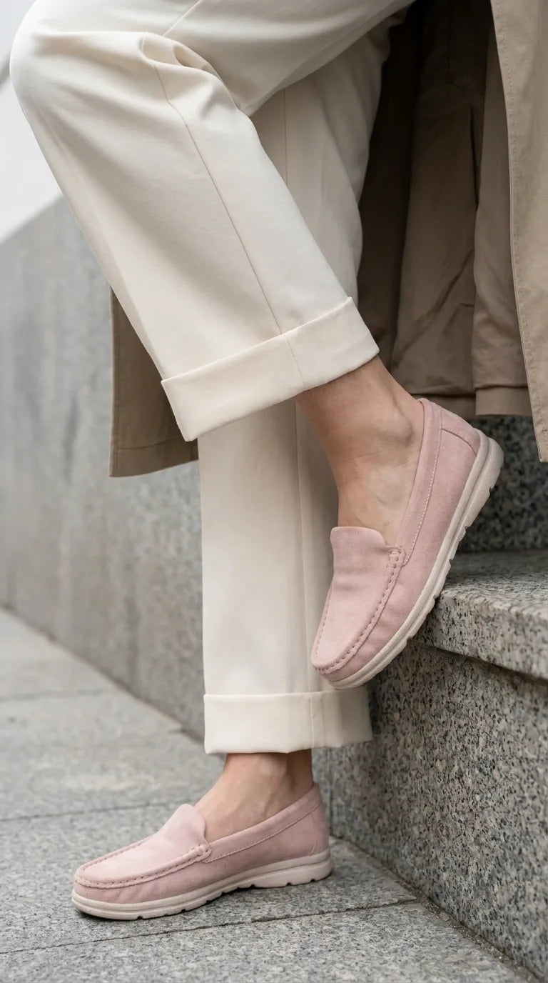 Pink Casual Pumps For Ladies WS0029
