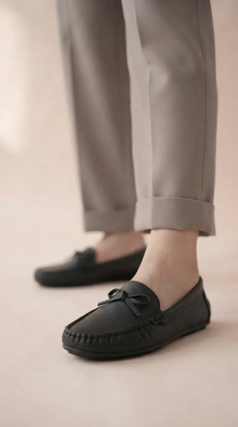 Black Casual Pumps For Ladies WS0030
