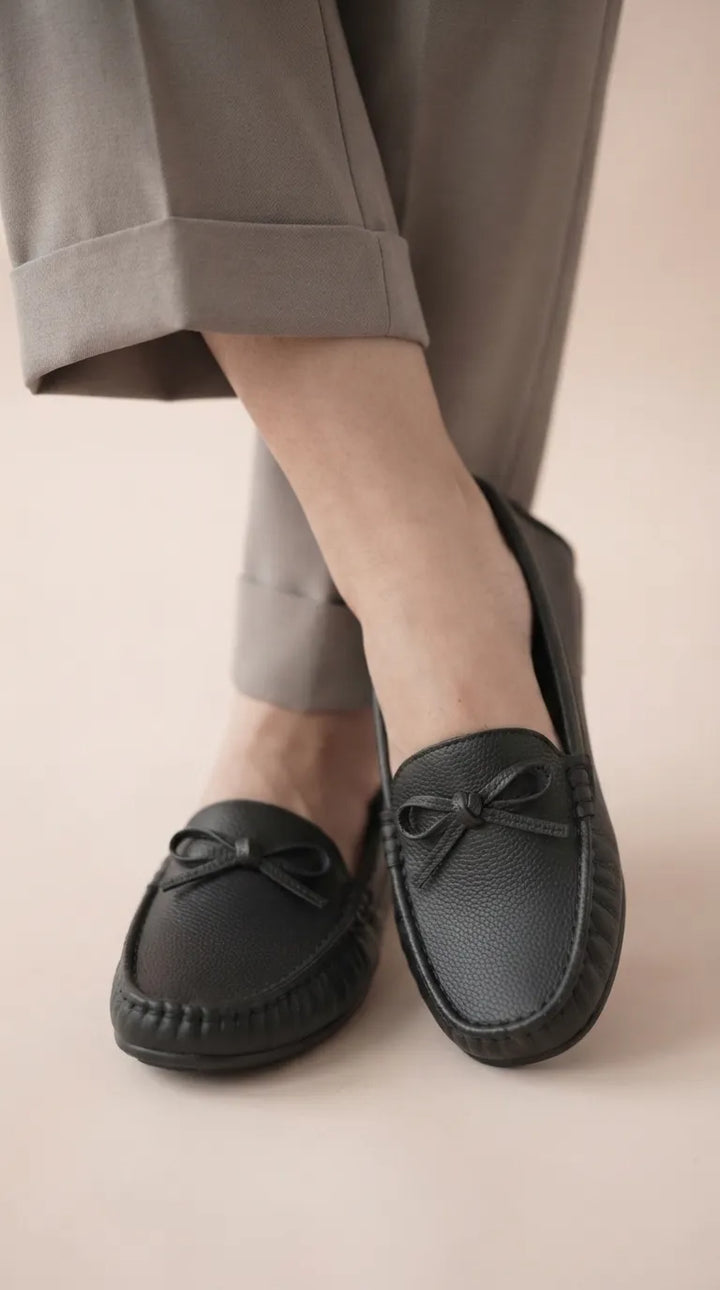 Black Casual Pumps For Ladies WS0030