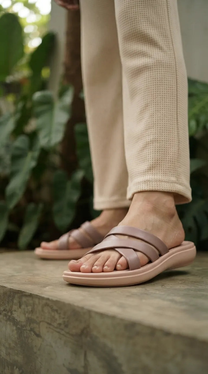 Pink Casual Sandal For Ladies WS0095