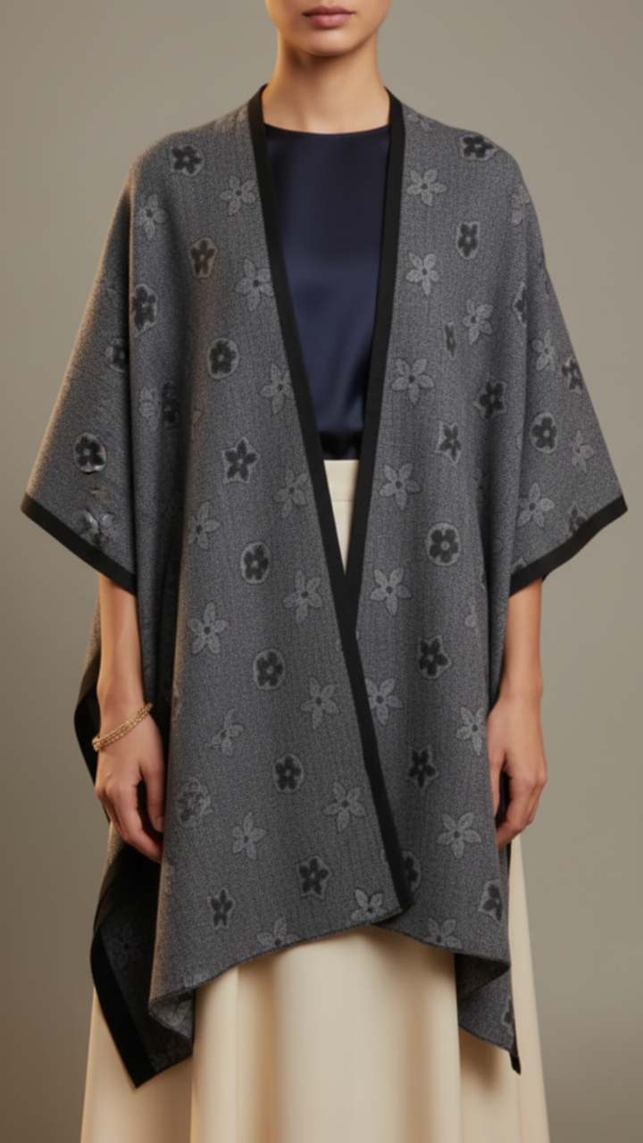 Black Winter Capeshawl PW5682