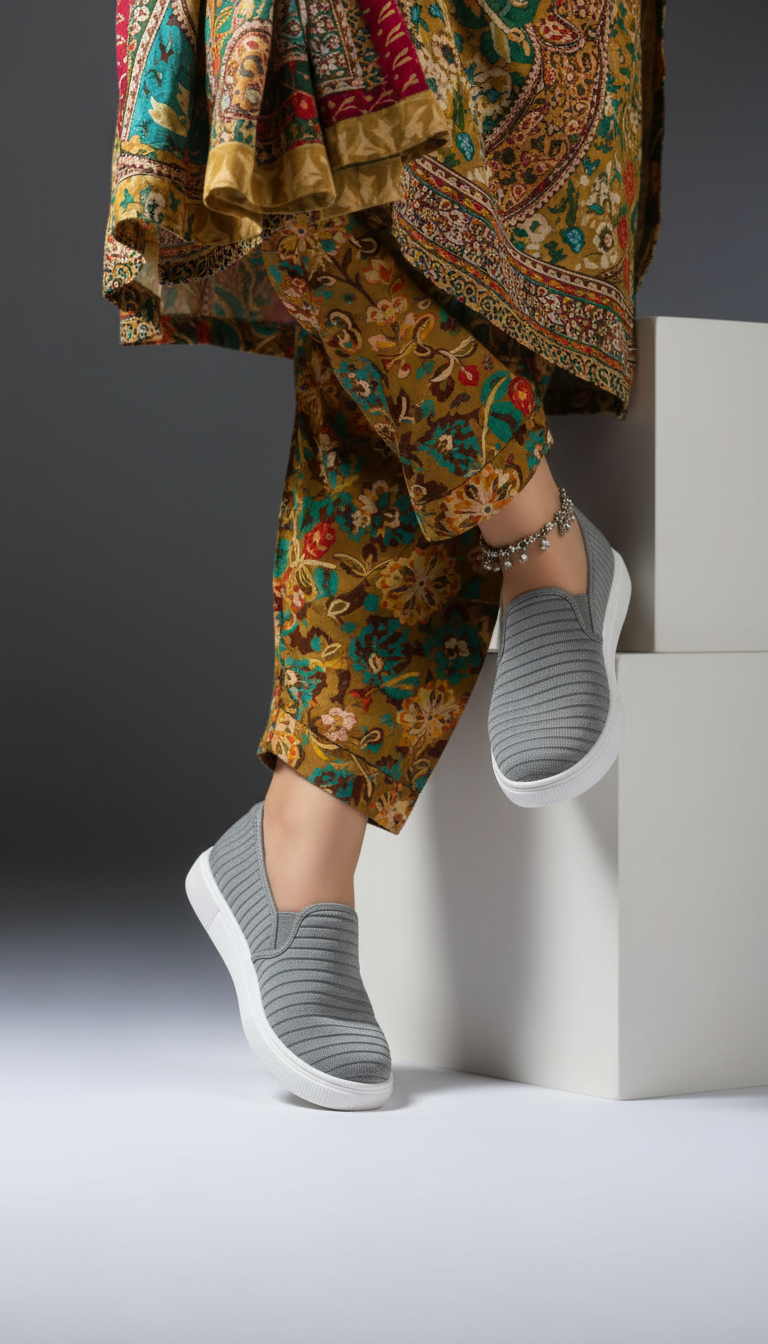 Grey Casual Sneaker WN6204