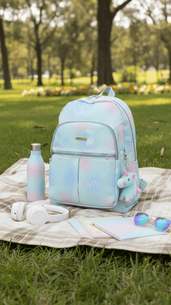 Green Casual Back Pack For Ladies P47474