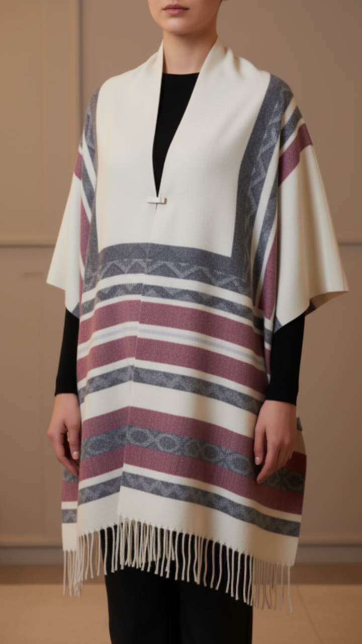 Off/White Winter Capeshawl PW5639