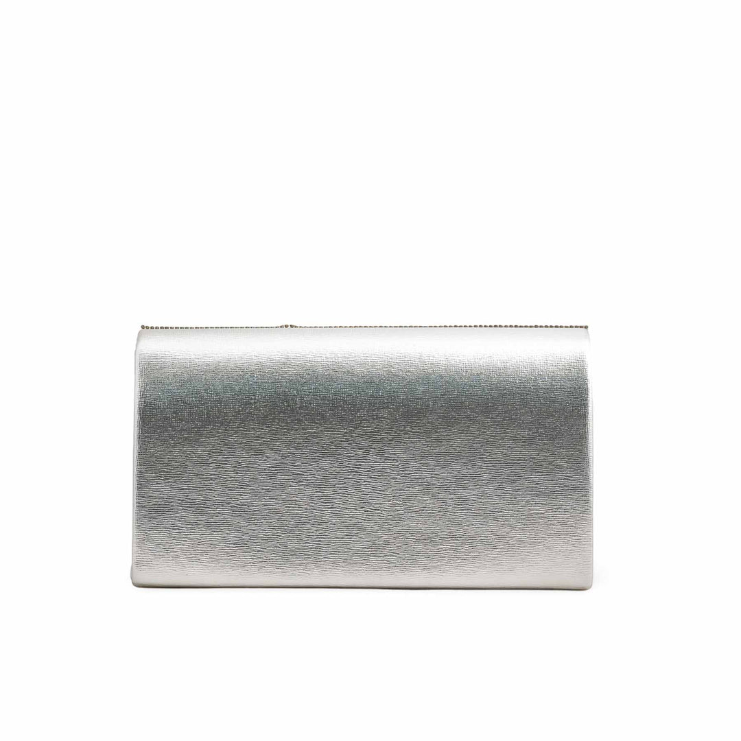 Silver Fancy Clutch P24246