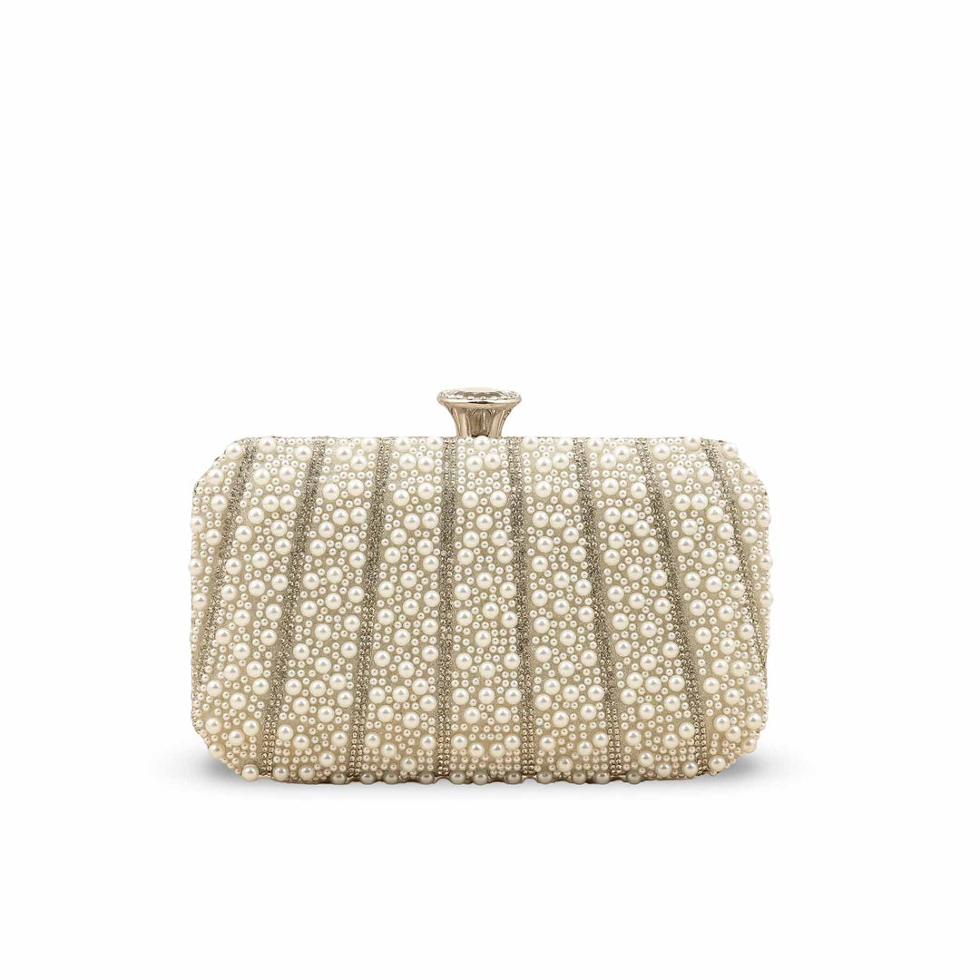 White Bridal Clutch P24281