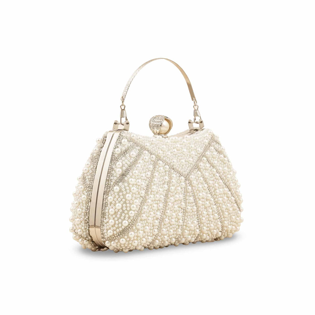 White Bridal Clutch p24283
