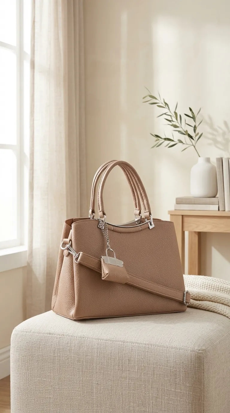 Apricot Formal Hand Bag For Women P36648
