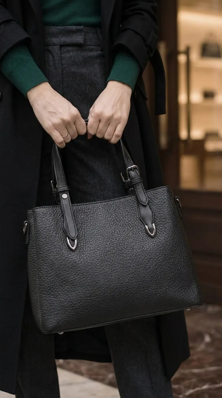 Black Formal Hand Bag For Women P36649
