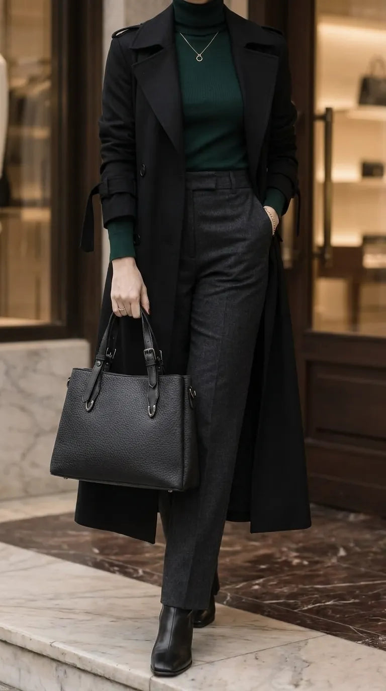 Black Formal Hand Bag For Women P36649
