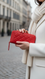 Red Casual Wallet For Women P71142