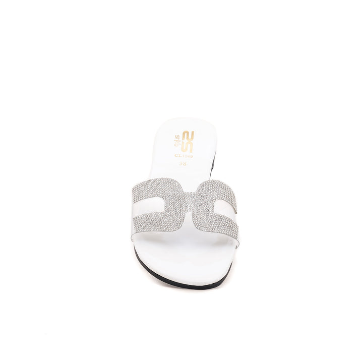Silver Casual Slipper CL1249