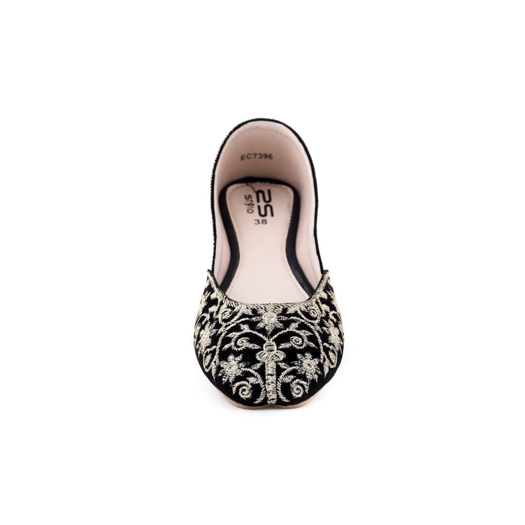 Black Color Ethnic Khusa EC7396