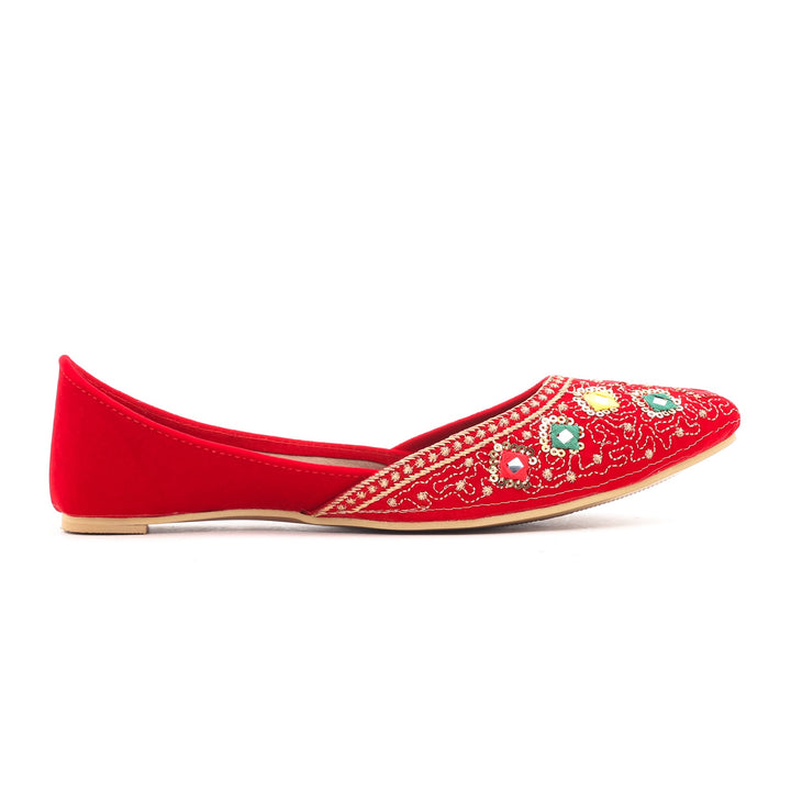 Red Casual Khusa EC8029