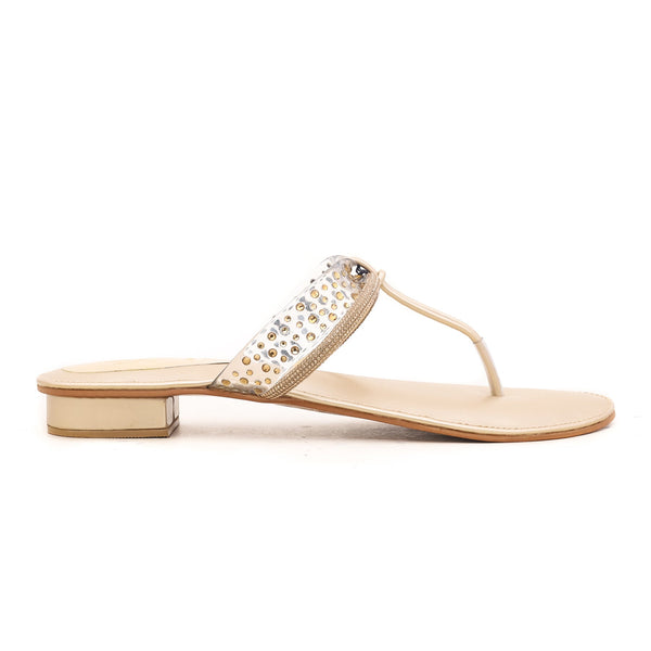 Golden Fancy Chappal FN0582