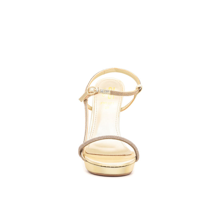 Golden Fancy Bridal Sandal FN5371
