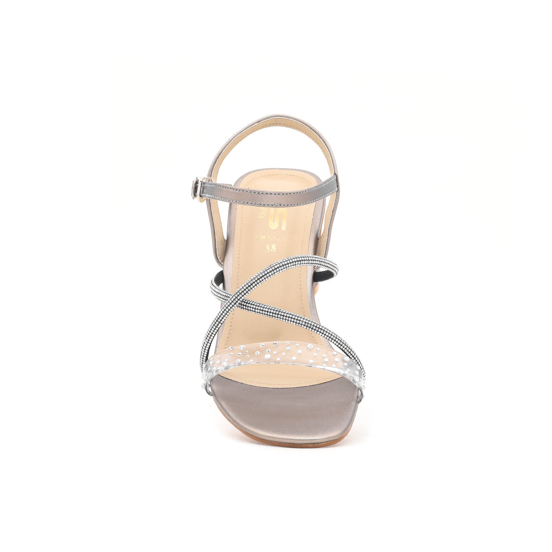 Grey Fancy Sandal FN5420