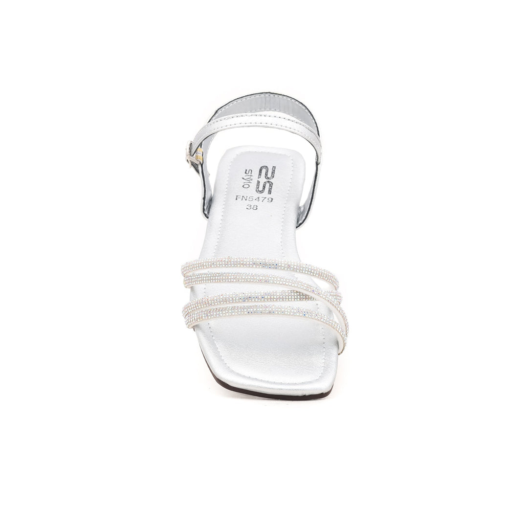 Silver Fancy Sandal FN5479