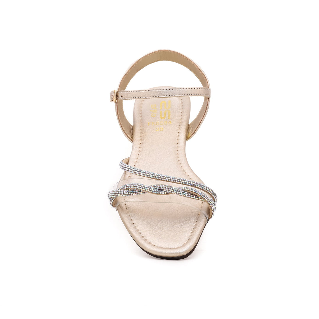 Golden Fancy Sandal FN5584