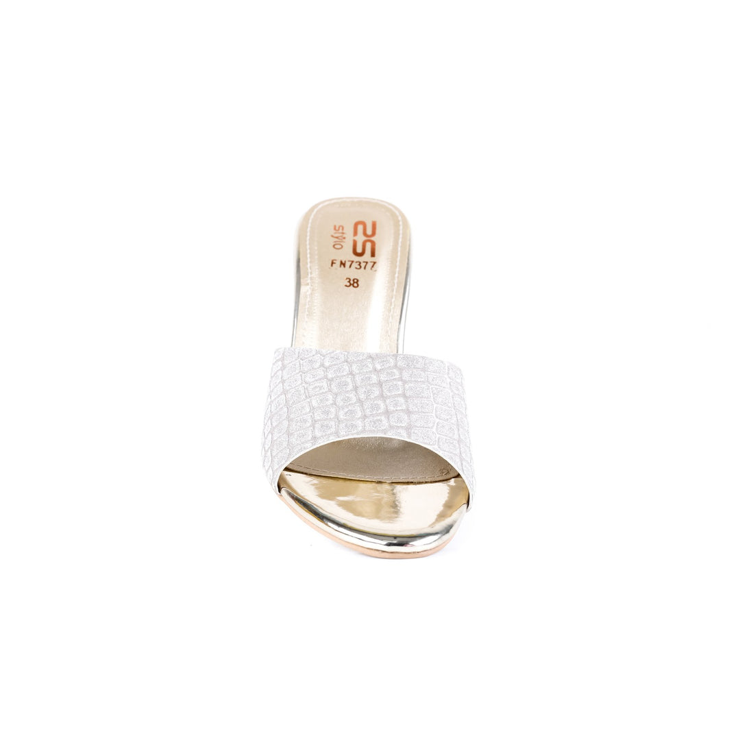 Golden Color Fancy Slippers FN7377