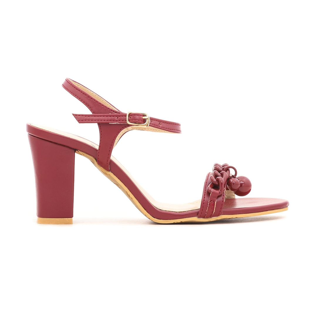 Maroon Formal Sandal FR4859