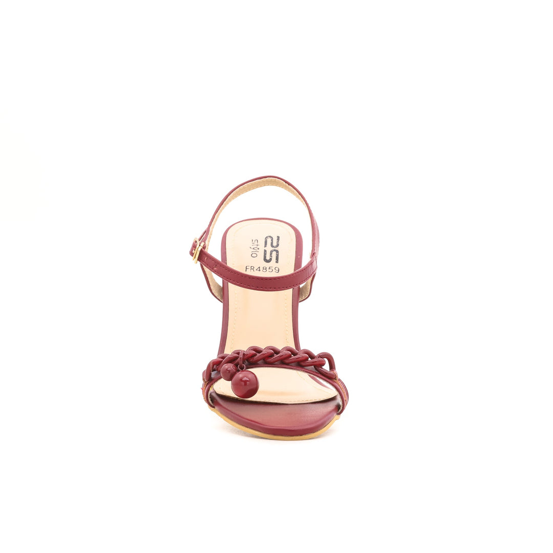 Maroon Formal Sandal FR4859