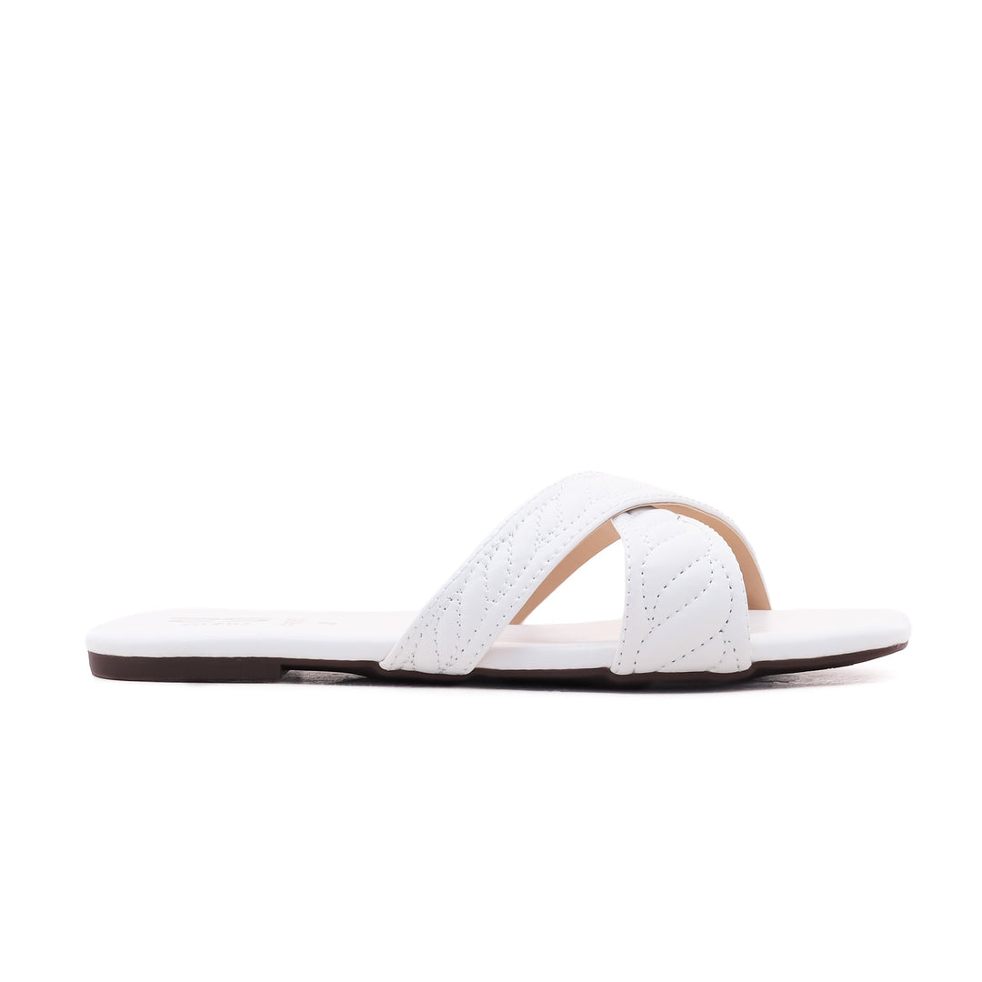 White Formal Slipper FR7851