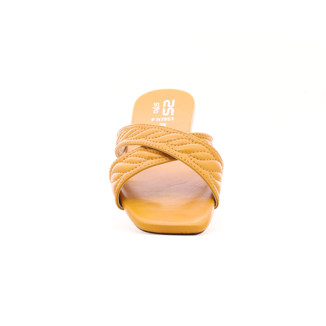 Yellow Formal Slipper FR7851