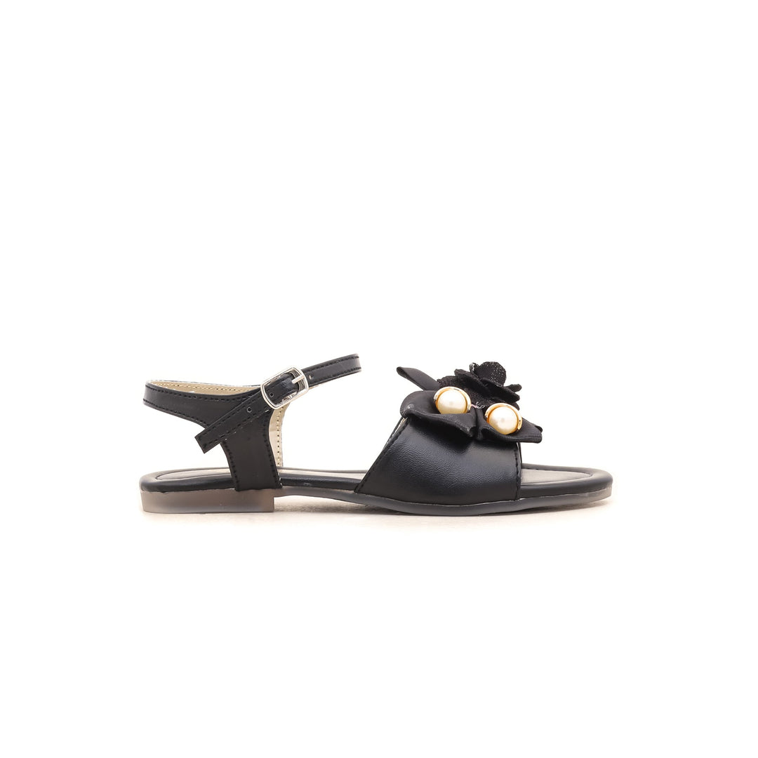 Girls Black Formal Sandal KD7509