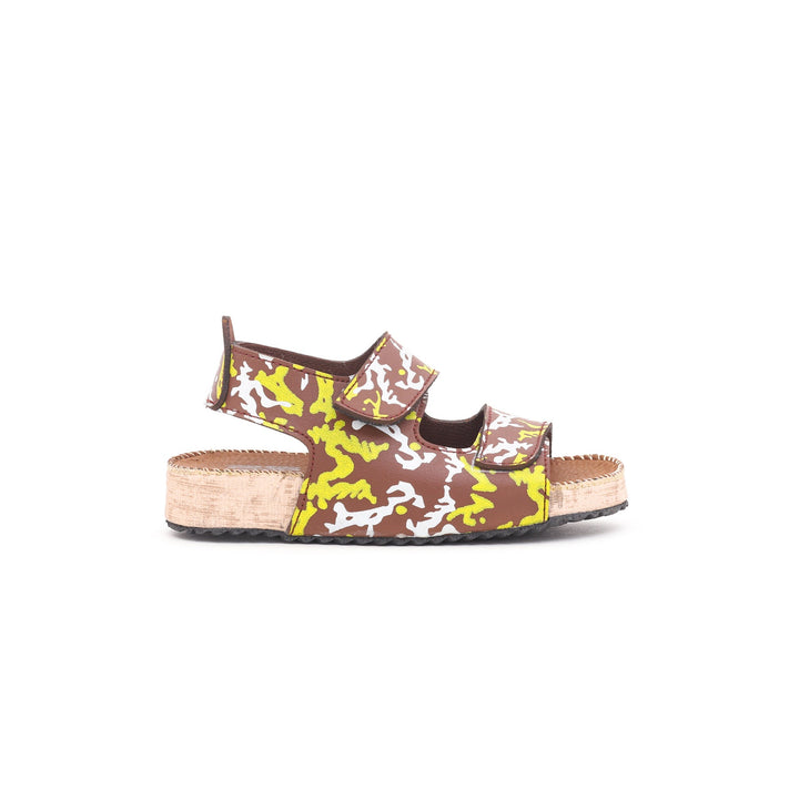 Boys Brown Casual Sandal KD9385