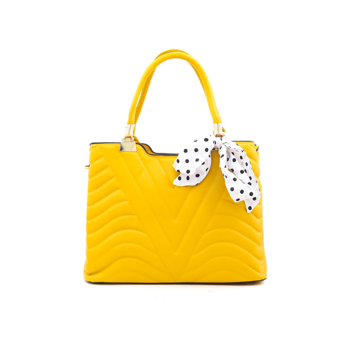 Yellow Formal Hand Bag P35634