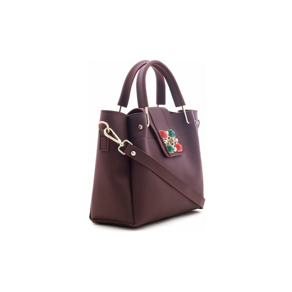 Maroon Formal Shoulder Bag P54280