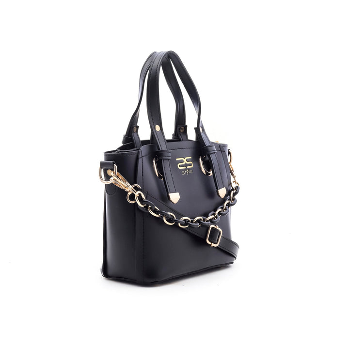 Black Formal Hand Bag P55216
